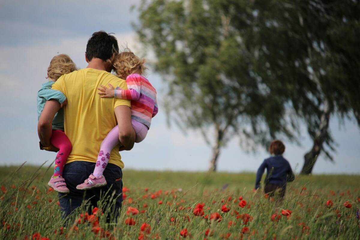 Familie Vater Kinder