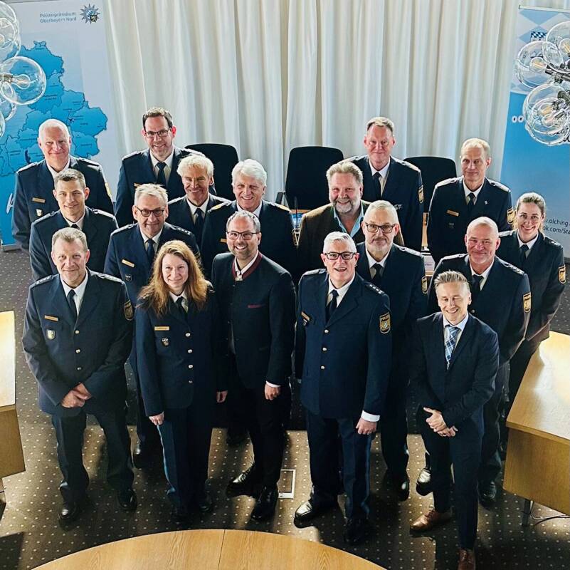 Gruppenfoto Polizei Amtseinführung Nist
