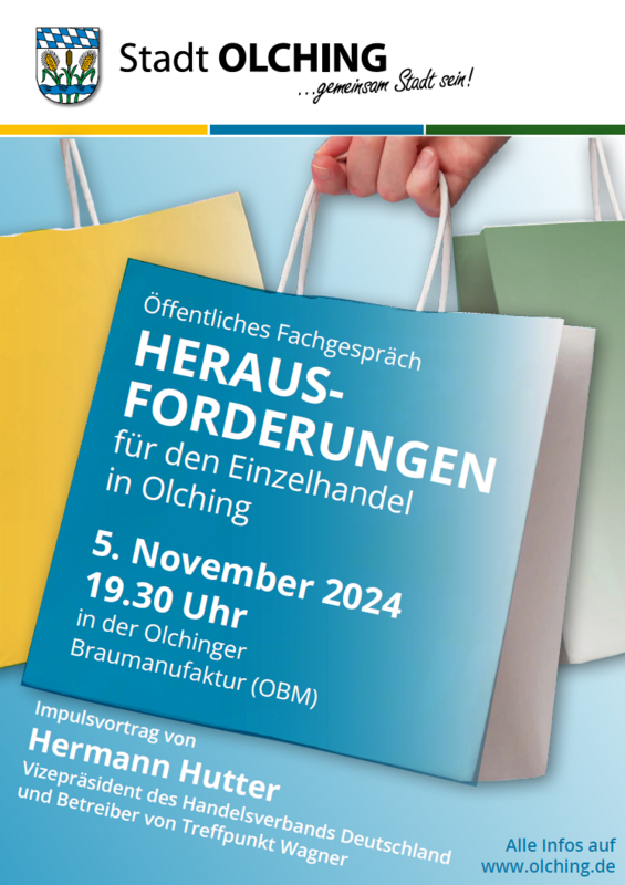 Plakat Herausforderungen Einzelhandel